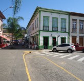 Edificio histórico na Praça Osvaldo Cruz